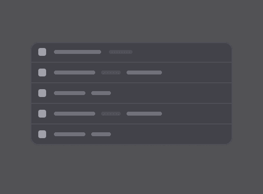 Flow components dark