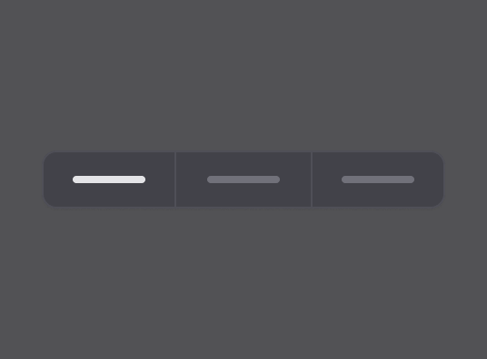 Tabs components dark